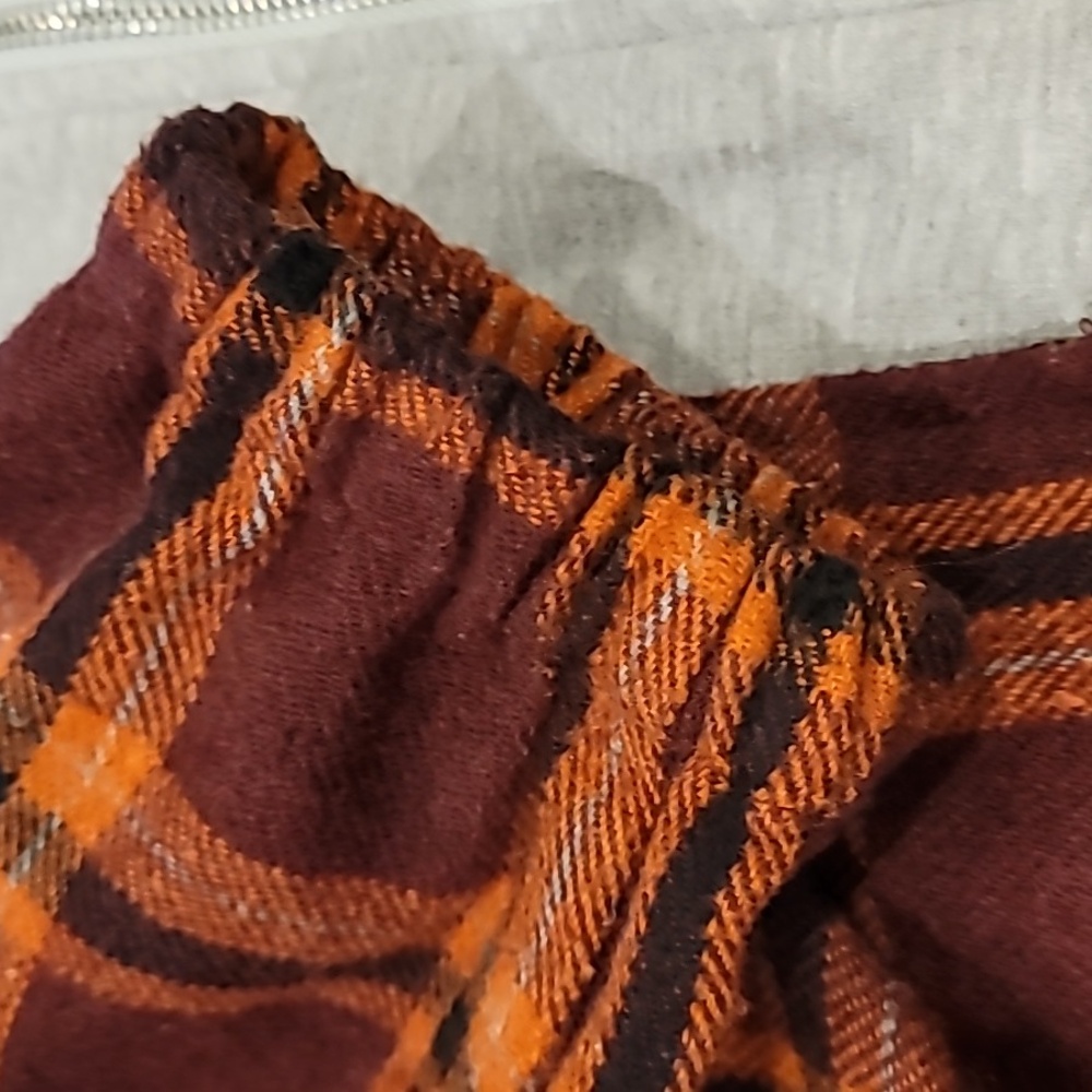 Fashion Nova Outdoor Plaid All In One Shirt Hoodie Top XL - Picture 8 of 17